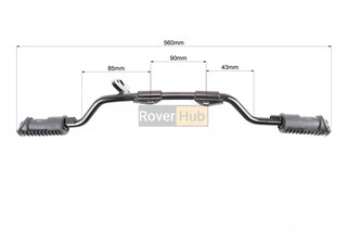 Подножка центральная водительская к-кт (под двиг. горловина сверху)