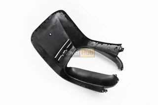 Honda LEAD AF-20 пластик - передній верхній "дзьоб-підклювник", ЧОРНИЙ