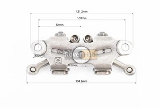 Коромисло (рокер) клапана верхнє 2шт в зборі на пластині
