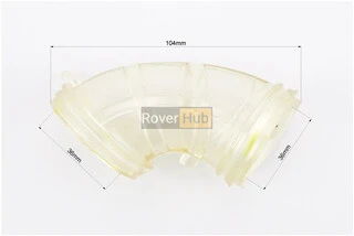 Патрубок фильтра воздушного Yamaha 3KJ, прозрачный