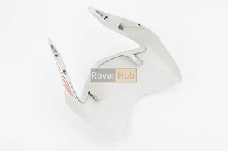 X-Road Light 200-250 пластик - обтічник фари, БІЛИЙ з помаранчевим малюнком, тип 2