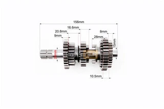 Коробка передач (два вали з шестернями) СG-200cc "вал первинний 11зуб."