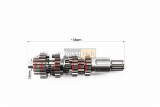 Коробка передач (два вали з шестернями) СG-200cc "вал первинний 13зуб."