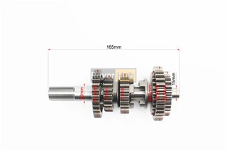 Коробка передач ZUBR (вторинний вал 165мм, два вали з шестернями) СG-200cc "вал первинний 11зуб."