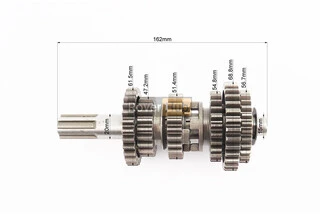 Коробка передач ZUBR (вторинний вал 162мм, два вали з шестернями) СG-200cc "вал первинний 11зуб."