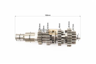 Коробка передач ZUBR (вторинний вал 162мм, два вали з шестернями) СG-200cc "вал первинний 11зуб."