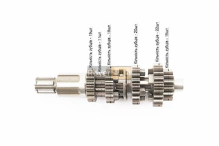 Коробка передач ZUBR (вторинний вал 162мм, два вали з шестернями) СG-200cc "вал первинний 11зуб."