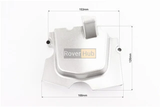 Кришка зірки передньої (метал) CG/CB, СІРИЙ, тип1