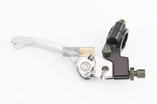 Важіль керма лівий з кріпленням (зчеплення) відкидний "хром"