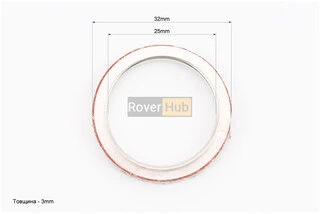 Прокладка глушителя "паронит" 32/25мм, тип 1
