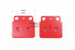 Гальмівні колодки (дискові) KAWASAKI ATV-KSF 400; SUZUKI ATV-LT250/ LT-Z 400/ EBC NO FA137 LT-R 450/ LT 500 к-кт червоні