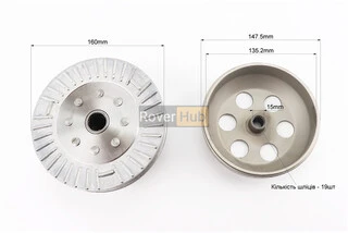 Вариатор задний в сборе 250cc