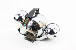 Спидометр универсальный на 80км/ч  "ХРОМ" (HARLEY)