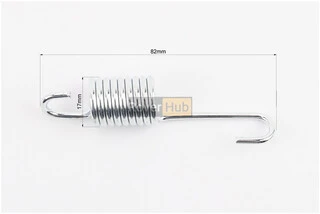 Пружина подножки боковой (&asymp;L82мм, D17мм, 9 витков)