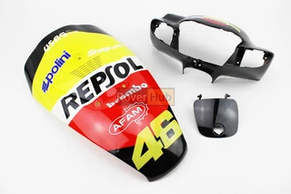 Suzuki LET'S-III пластик - к-кт фарбовані 5 деталей, TUNING