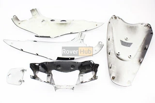 Suzuki LET'S-III пластик - к-кт фарбовані 5 деталей, ЧОРНИЙ