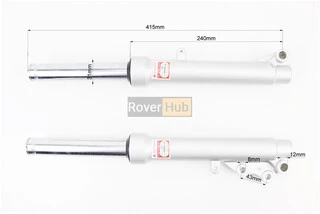 Амортизатор передний (перья), лев., прав. к-кт 415мм Race2