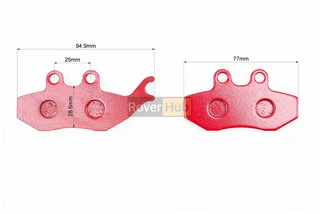 Гальмівні колодки (дискові) RX 50/SX 50; KEEWAY-X Ray 50 Supermoto; PEUGEOT-Geopolis 125 RS; SHERCO-Enduro 50 (EN50) к-кт 2шт