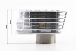 Циліндр к-кт (цпг) 125cc-56,5мм (висота циліндра 69/96мм) (палець 15мм)