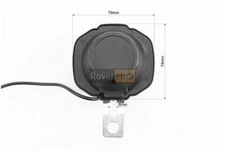 Фара додаткова світлодіодна вологозахисна - 9 LED, (??*??mm) з кріпленням