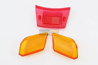 Yamaha JOG ARTISTIC "стекло"- стопа, красное + поворотов, желтые к-кт 3шт