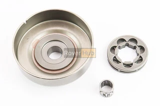 Тарілка зчеплення + зірка 3/8-7 MS-170/171/180/181/190T/191T/210/211/230/250 + підшипник+мастило, "PRO SERIA"