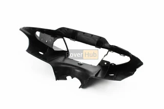 Yamaha JOG NEXT ZONE пластик - руля передний "голова" (под диск. тормоз), ЧЁРНЫЙ