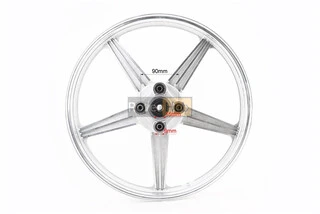 Диск колісний задній литий 18Х1,6 "під сайлентблоки" СІРИЙ (вісь 15мм)