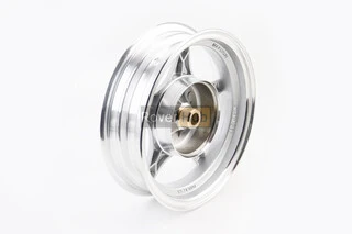 Диск задній литий MT2,50x10 Z19 для 4Т (бараб. гальм., d-110мм) "5 променів" сірий, тип 1