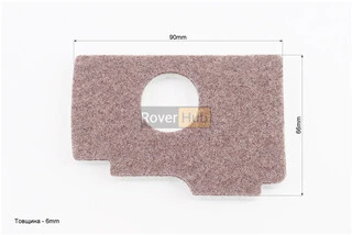 Фільтр-елемент повітряний MS-170/180 (повсть, коричнева), нового зразка з 2016р. ОРИГІНАЛ (11301411704)