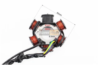 Статор магнето (генератора) (6 котушок роз'єм "мама 4+1")