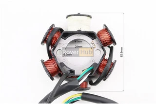 Статор магнето (генератора) (6 котушок роз'єм "мама 4+1")