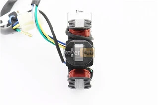 Статор магнето (генератора) (6 котушок роз'єм "мама 4+1"), тип 1