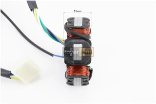 Статор магнето (генератора) (6 котушок роз'єм "мама 5"), тип 2