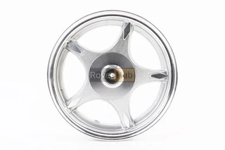 Диск передний литой MT2,50x10 d12mm (диск торм. 3 болта) "5 лучей" серый