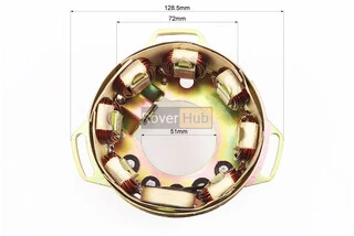 Магнето (генератор) 8 котушок - "7 + 1" 14V 65W