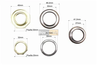 Подшипники руля к-кт, тип 1 (см. размеры)