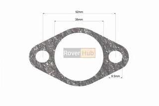 Прокладка карбюратора К65, К68, b-1,5mm, (пароніт)