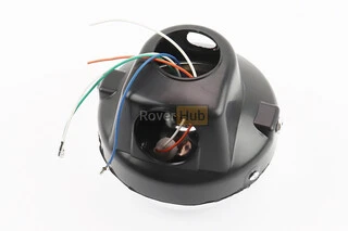 Фара передня "чорна" ALPHA кругла D=150mm