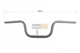 Руль "стандарт" 690мм, черный (незначительные царапины)