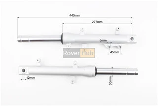 Амортизатор передний (перья), к-кт 2шт 445мм STORM 150