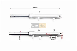 Амортизатор передний (перья), к-кт 2шт 465мм STORM 150