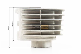 Циліндр к-кт (цпг) 125cc-52,4мм (палець 13мм, висота циліндра 78,3мм, висота поршня 37мм)