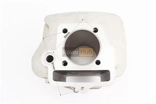 Циліндр к-кт (цпг) 125cc-52,4мм (палець 13мм, висота циліндра 78,3мм, висота поршня 44мм)