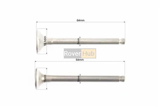 Клапан впускний, випускний к-кт 64мм