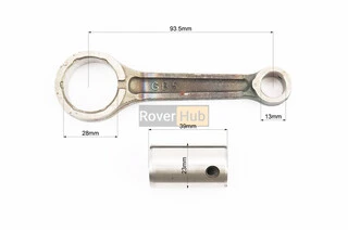 Шатун колінвалу JH70(110) 122мм (палець 23мм)