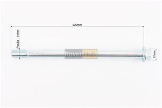 Вісь маятника d14mm; L220mm