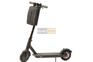 Сумка-слінг через плече (на кермо електросамокату), кріпл. на липучці, швидкознімна, чорно-сіра