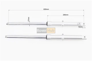 Амортизатор передній (пір'я), лів., правий. к-кт L-630мм; d-27мм