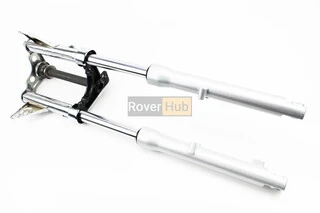 Амортизатор передній (пір'я), лів., правий. к-кт L-660мм; d-27мм + траверс + кріплення фари, тип 1